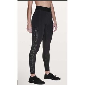 Lululemon Ride & Reflect X SoulCycle Size 2 Black Luxtreme Tight Legging 28"